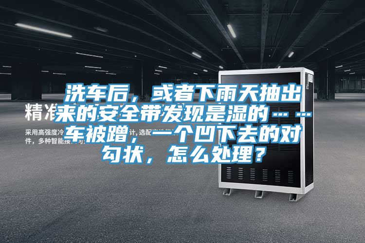 洗車后，或者下雨天抽出來的安全帶發(fā)現(xiàn)是濕的……車被蹭，一個凹下去的對勾狀，怎么處理？