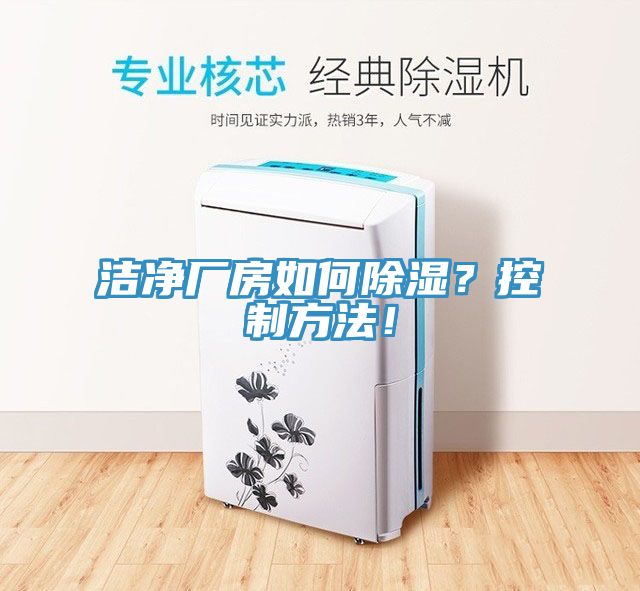 潔凈廠房如何除濕？控制方法！