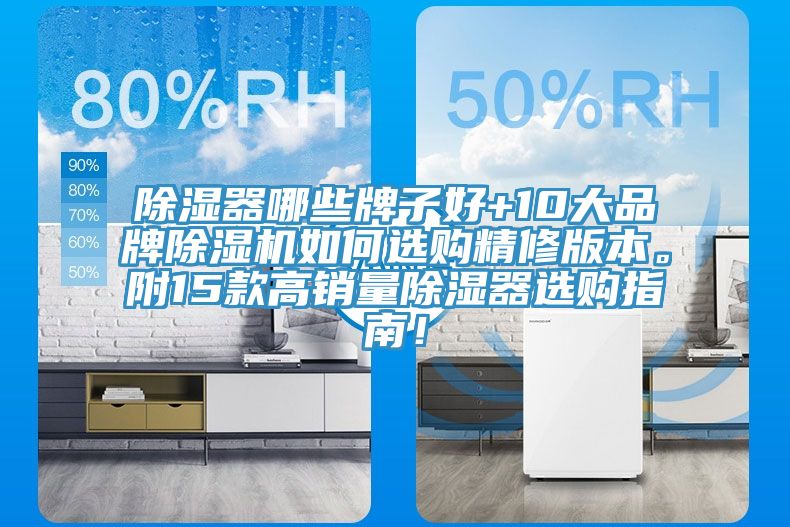 除濕器哪些牌子好+10大品牌除濕機如何選購精修版本。附15款高銷量除濕器選購指南！