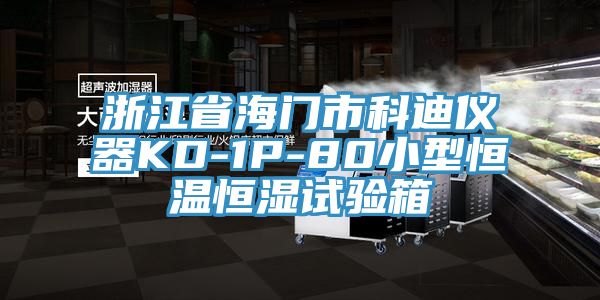 浙江省海門(mén)市科迪儀器KD-1P-80小型恒溫恒濕試驗(yàn)箱
