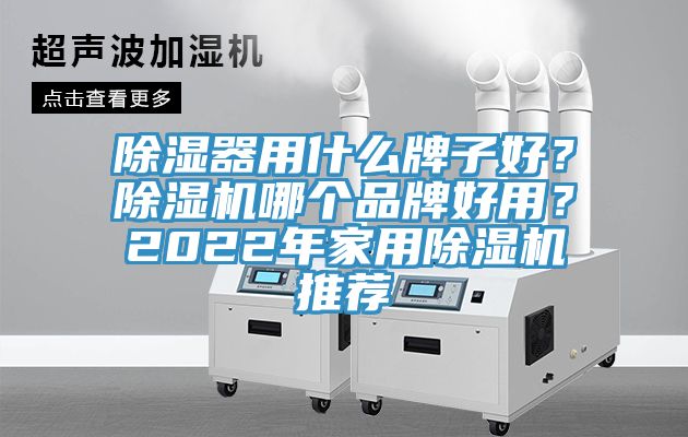 除濕器用什么牌子好？除濕機哪個品牌好用？2022年家用除濕機推薦