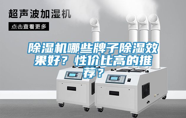 除濕機(jī)哪些牌子除濕效果好？性價(jià)比高的推薦？
