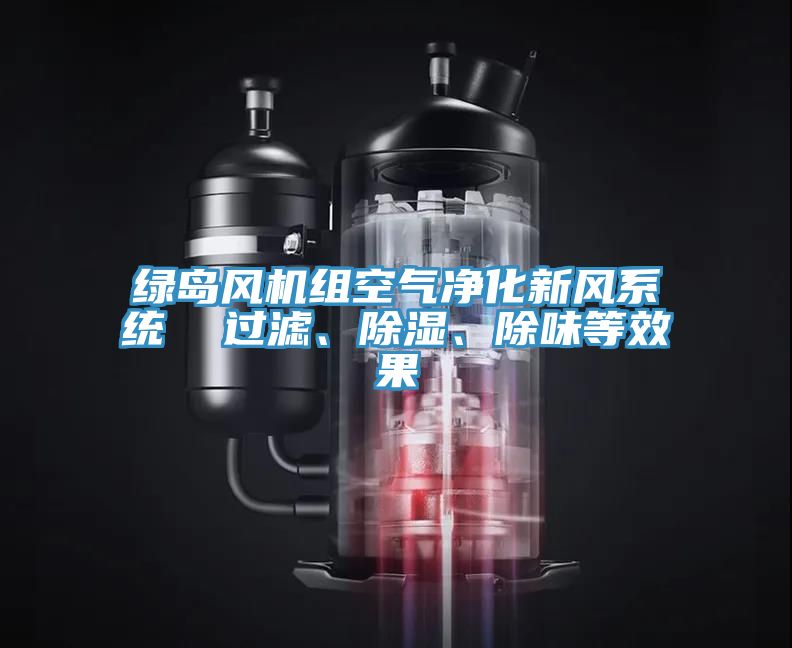 綠島風(fēng)機(jī)組空氣凈化新風(fēng)系統(tǒng)  過濾、除濕、除味等效果