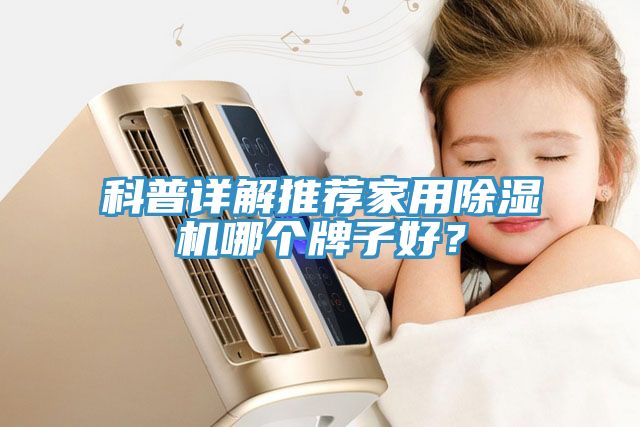 科普詳解推薦家用除濕機哪個牌子好？