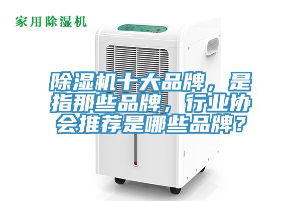 除濕機(jī)十大品牌，是指那些品牌，行業(yè)協(xié)會(huì)推薦是哪些品牌？