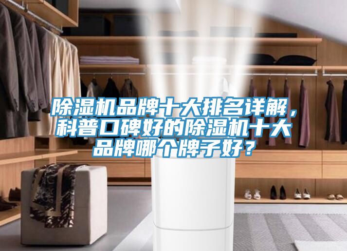 除濕機品牌十大排名詳解，科普口碑好的除濕機十大品牌哪個牌子好？