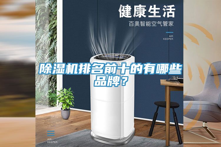 除濕機排名前十的有哪些品牌？