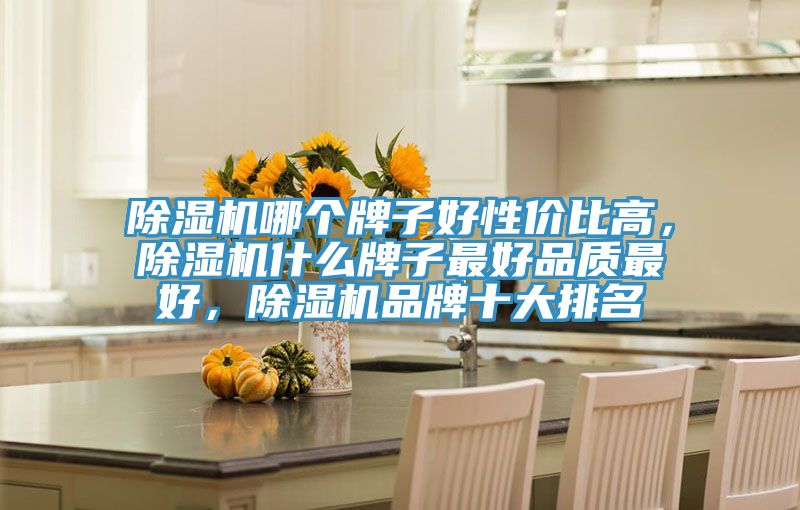 除濕機哪個牌子好性價比高，除濕機什么牌子最好品質最好，除濕機品牌十大排名