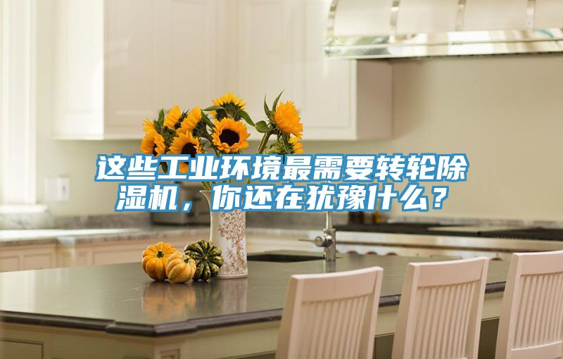 這些工業(yè)環(huán)境最需要轉(zhuǎn)輪除濕機，你還在猶豫什么？