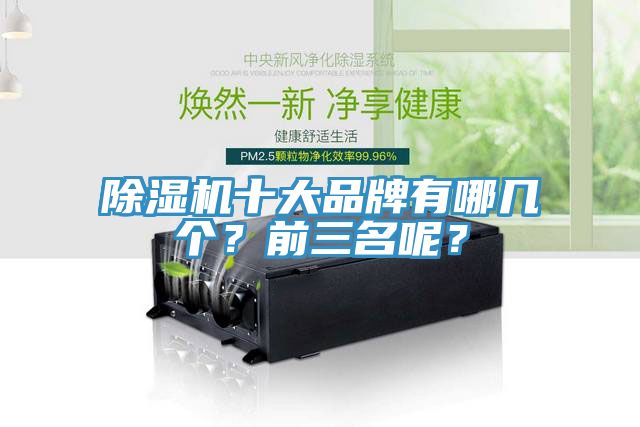除濕機(jī)十大品牌有哪幾個(gè)？前三名呢？