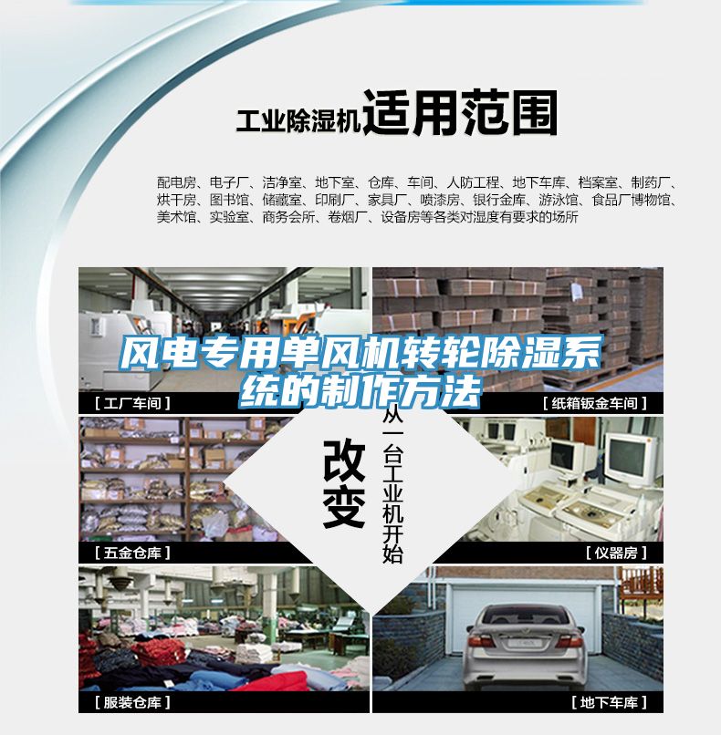 風電專用單風機轉(zhuǎn)輪除濕系統(tǒng)的制作方法