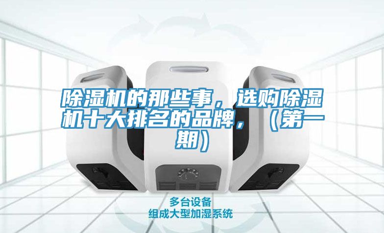 除濕機(jī)的那些事，選購(gòu)除濕機(jī)十大排名的品牌，（第一期）