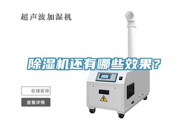除濕機(jī)還有哪些效果？