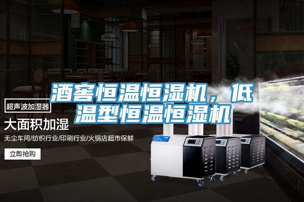 酒窖恒溫恒濕機(jī)，低溫型恒溫恒濕機(jī)