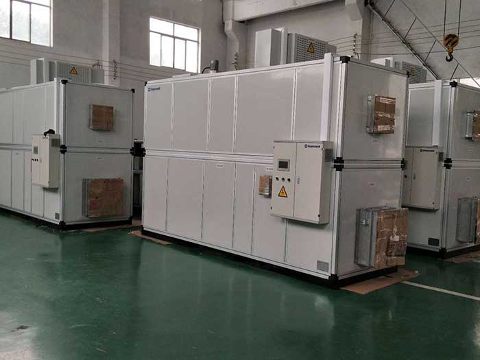 濟南銘威化工鋰電池鈷酸鋰零下40℃露點，三臺全新風轉(zhuǎn)輪除濕機組